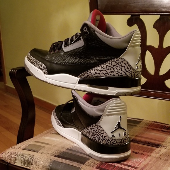 Jordan Black Cement 3 size 13 - Picture 5 of 7